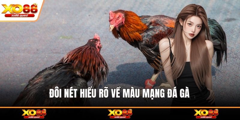 Đôi nét hiểu rõ về màu mạng đá gà 