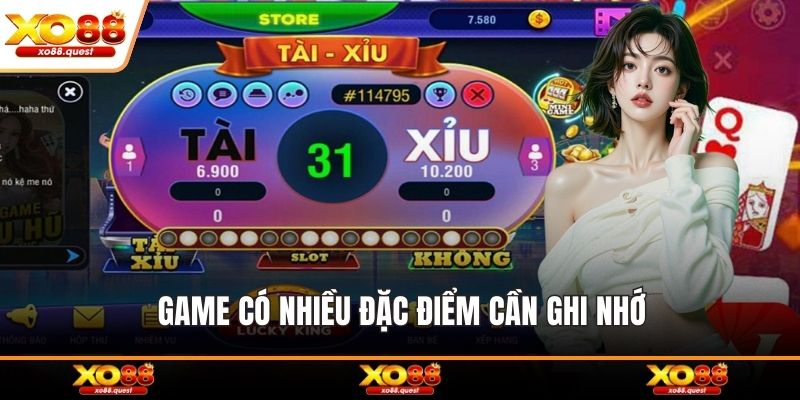 Game có nhiều đặc điểm cần ghi nhớ