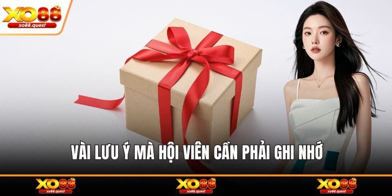 Vài lưu ý mà hội viên cần phải ghi nhớ